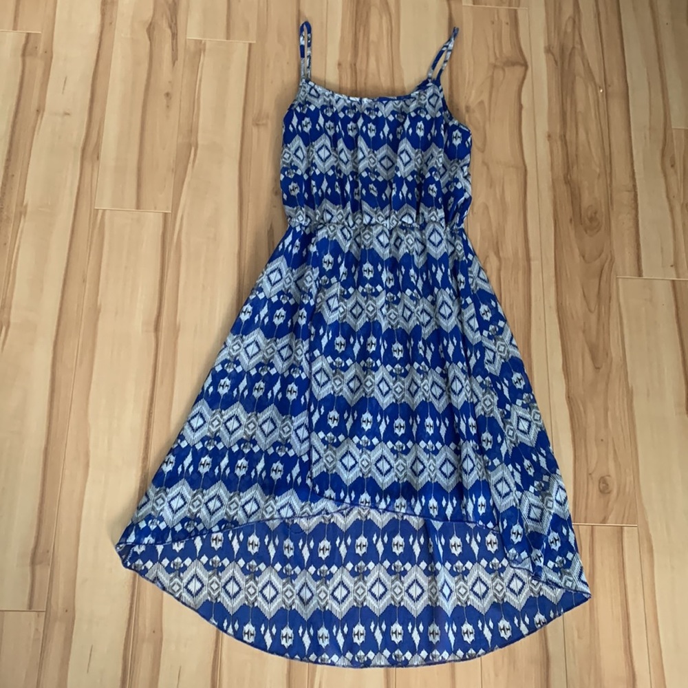 Guilty Dress - blue - high/low (med)